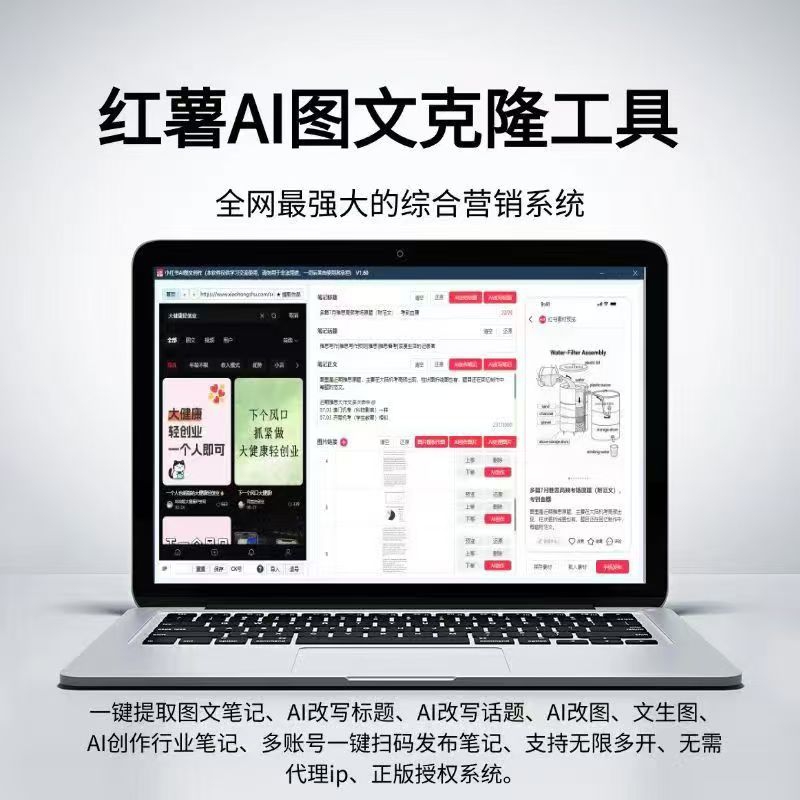 红薯AI图文克隆工具永久卡【正版授权】